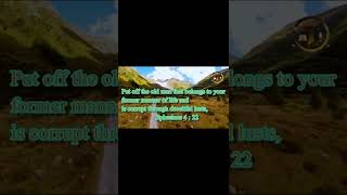 #shorts I അനുദിന ദൈവ വചനങ്ങൾ I Ephesians 4:22 I Daily Word of God I English\u0026Malayalam Audio Bible