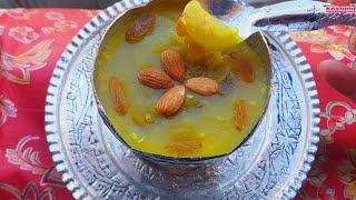 kashmiri ka unique and famous desert nishasta // nishasti // after delivery desert // nishast halwa