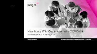 Webinar | Healthcare IT in Conjunction With COVID-19