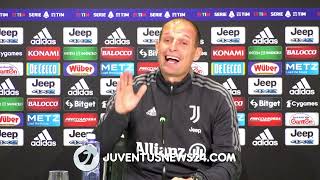 Conferenza Allegri pre Sassuolo-Juventus: “Serve partita giusta, se no ne usciamo con le ossa rotte”