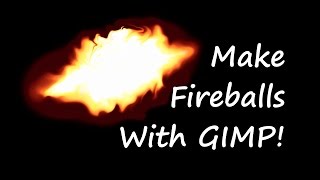 Make a Fireball with GIMP!