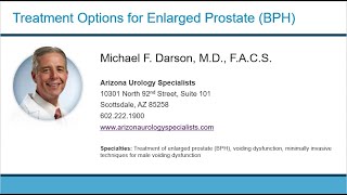 Treatment Options for Enlarged Prostate (BPH)