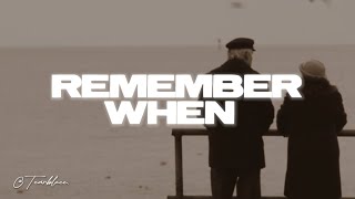 Alan Jackson - Remember When (Lyrics)