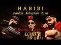 DARDAN x RICKY RICH x ZUNA - HABIBI (Albanian version - Lyrics)