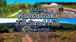 Visiting Kulomäki Fill Sand Hill, August 2020, Finland, Vantaa [4K]