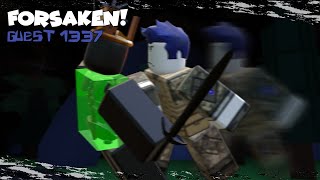 Playing as Guest1337! | Forsaken - Roblox