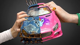 Pink to Post-Apocalyptic: The Mad Max Barbie Car Challenge!