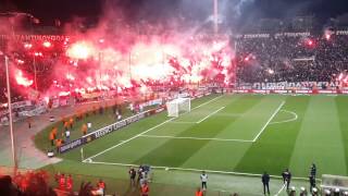 paok-olympiakos fire 08/02/2015