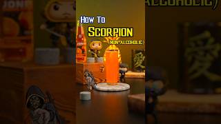 Scorpion (Mocktail Inspired by Mortal Kombat) #scorpion #mortalkombat #nonalcoholic