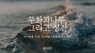 [주일설교] 마가복음 11장 12-19절 | 무화과나무, 그리고 성전 | 2024.12.29 | 박요셉 담임목사