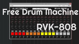 Free Drum Machine - Electronik Sound Lab RVK-808 (No Talking)