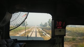 83km/h Fast Speed Cab Ride||HBU 20 Locomotive||sweet Track Sounds