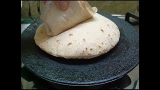 How to Puff soft roti with cloth on tawa easily!! 👌