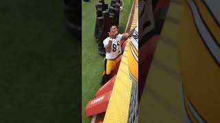 Steelers Training Camp 2021-Eric Ebron after practice today 8-7-21