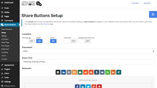 Simple Share Buttons Plus Getting Started