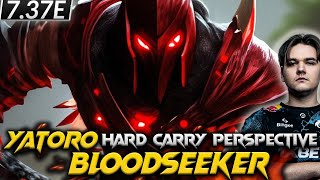 Yatoro - Bloodseeker The Hard Carry - Dota 2 Pro Full Gameplay Patch 7.37E #yatoro #bloodseeker