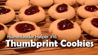 Homesteader Helper: Thumbprint Cookies