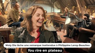 Waly Dia lâche une remarque inattendue à Philippine Leroy-Beaulieu, fou rire en plateau