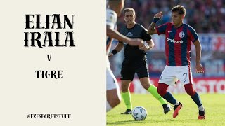 Elián Irala (San Lorenzo) v Tigre. Copa de la Liga 2024, fecha 6