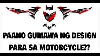 HOW TO MAKE STICKER FOR MOTORCYCLE