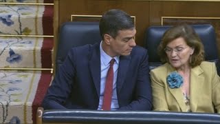 Sánchez e Iglesias exhiben su desconfianza en la sesión de investidura