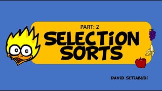 Sorting Algorithm for Kids 2 - Selection Sorts