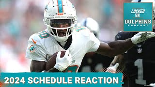 Miami Dolphins' 2024 Schedule Revealed, First Reaction And Full Breakdown