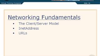 VTC Player Advanced Java Programming Java SE 7, Networking Fundamentals