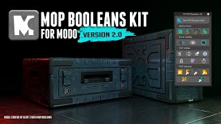 MODO | MOP Booleans Kit Basic First Steps