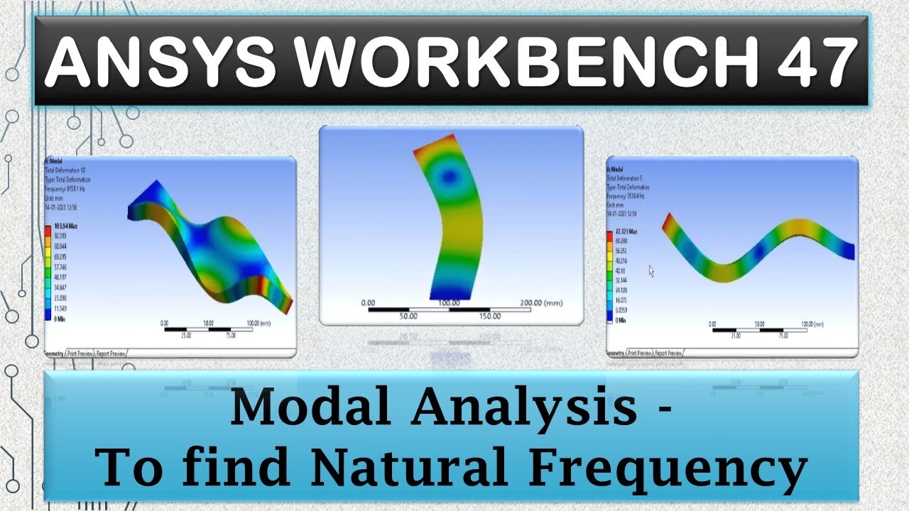 ANSYS Tutorials - Modal Analysis - YouTube