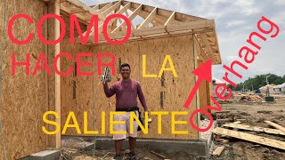 COMO HACER EL OVERHANG/ rafter