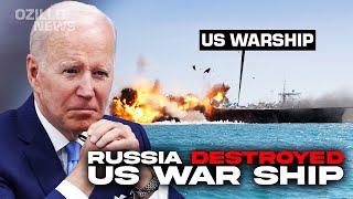 4 MINUTES AGO! Red Alert in the World! Russia Destroyed US Built Ship in the Black Sea!