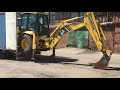 Погрузка экскаватора погрузчика komatsu wb93r5