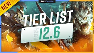 NEW TIER LIST for PATCH 12.6: Hecarim GUTTED?! - League of Legends