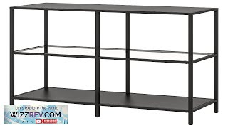 VITTSJÖ IKEA Shelf unit black-brown/glass Review