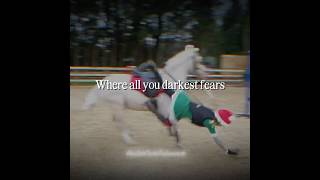 This was so scary #equestrian #harlowandpopcorn #Fail #Fall#horse #harlow
