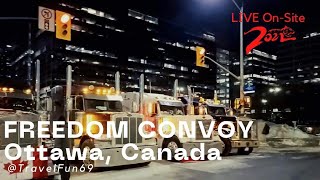 Truckers Freedom Convoy (Ottawa, Canada) February 15, 2022