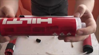 Химический анкер Hilti HFX. Небольшой обзор.