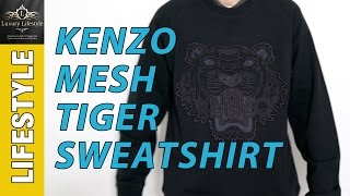 Kenzo Mesh Tiger Sweatshirt Quality \u0026 Size Review #Kenzo