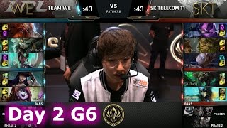 Team WE vs SK Telecom T1 | Day 2 LoL MSI 2017 Group Stage | WE vs SKT Mid Season Invitational