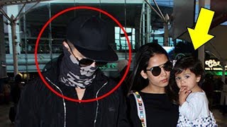 Shahid Kapoor’s Daughter Misha Cutely Looks At Him Hiding Face In Public
