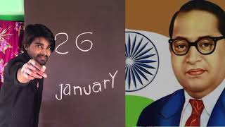 Republic Day Special Drawing 🇮🇳 / Dr Bhim Rao Ambedkar Drawing / Happy Republic Day #art