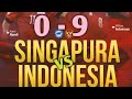 AFF U16 2022 I SINGAPURA 0 - 9 iNDONESIA