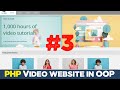 Video website using PHP OOP MVC Framework from scratch #3 | Quick programming tutorial
