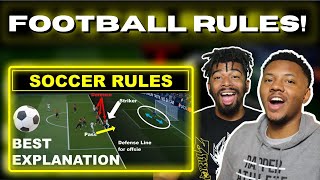AMERICANS REACT To Soccer Rules | Football Rules | Beginner Guide