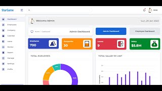 Free Human Resources Admin Dashboard Template 8 Bootstrap