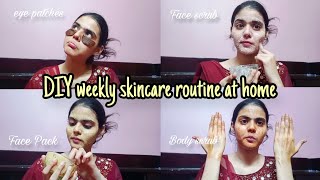 Natural weekly Skincare Routine✨ | Glow Like Never Before! | No Chemicals ❌