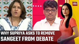 Watch Cong's Supriya Shrinate Declines To Participate In Debate With Political Analyst Sangeet Ragi