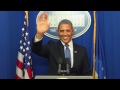 a congratulatory message from president obama