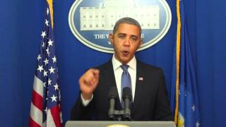 A congratulatory message from President Obama